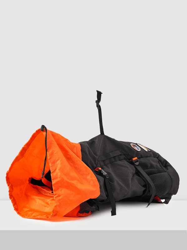 WILDCRAFT Expedition RSK 45 Polyester Rucksack – 45L Unisex Backpack for Travel, Trekking, Work & Everyday Use (Black) - Image 5